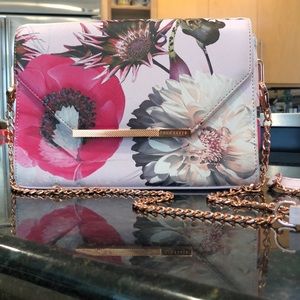 Ted baker pink poppy crossbody